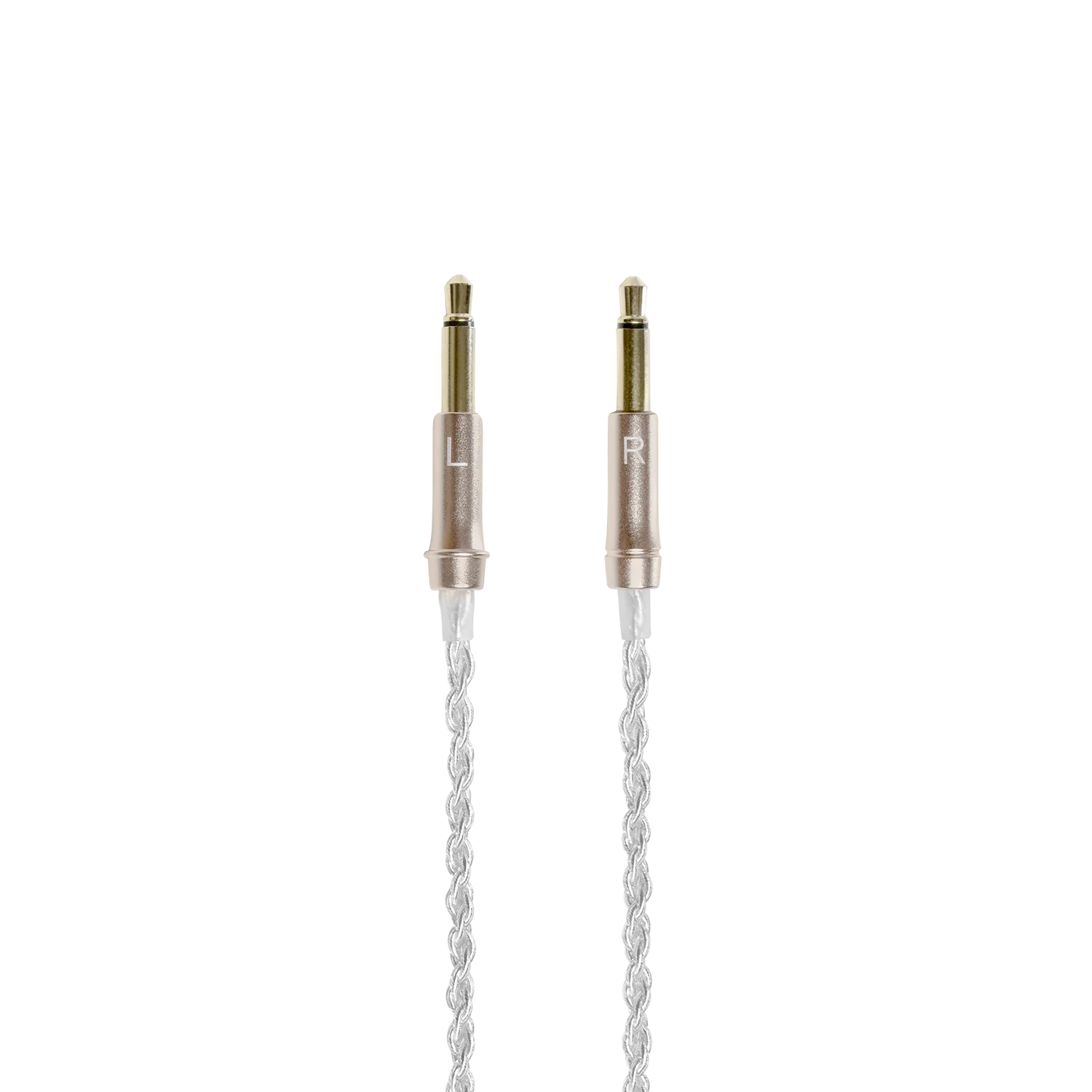 Meze Audio Mono 3.5 Silver Cable connectors - High-Quality Audiophile Cable for Enhanced Sound Performance
